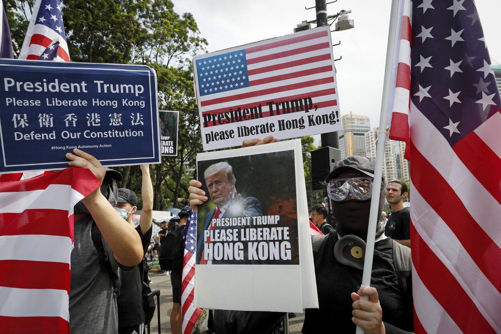 president trump liberation hong kong protests AP.jpeg